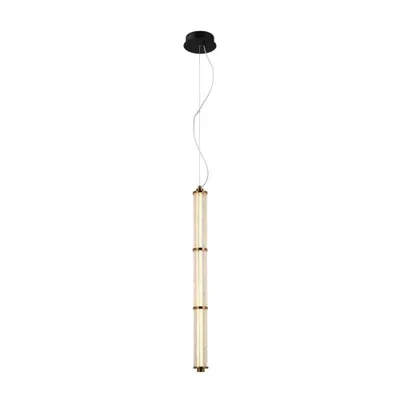 Zdjęcie produktu dla Lampa wisząca nowoczesna do salonu jadalni nad stół ciepła barwa pionowa listwa LED 9W SANPO Italux