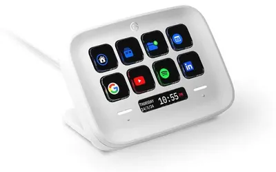 Produktbild von Elgato Stream Deck Neo Weiß 8 Tasten