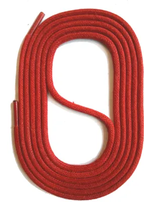 Produktbild von SNORS gewachste Schnürsenkel rund - ROT - 3mm - 90cm
