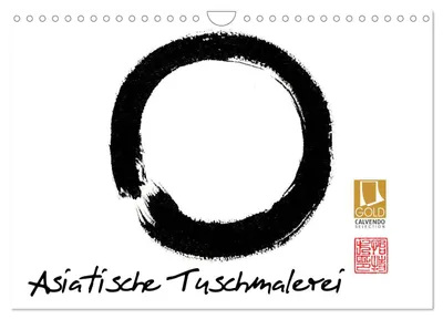 Produktbild von Asiatische Tuschmalerei (Wandkalender 2027 DIN A4 quer), CALVENDO Monatskalender