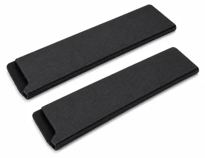 Produktbild von Omgoods – 2 Stück Messerschutzhüllen für Küchenmesser mit einer Klingenlänge von 20,5 cm – Schwarz