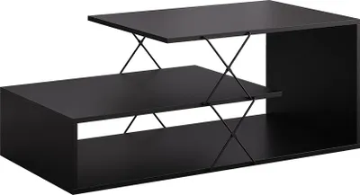 Produktbild von Couchtisch Vicco Nario Schwarz 100 x 50 cm, Model 55822