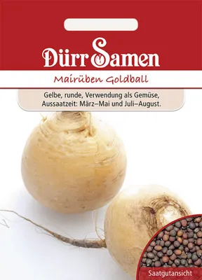 Produktbild von Dürr-Samen - Mairüben/Butterrüben Goldball - Saatgut - 0538