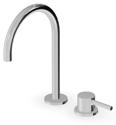 Zdjęcie produktu dla CASA39 Zucchetti Pan S – dwuotworowa bateria umywalkowa ZPA418