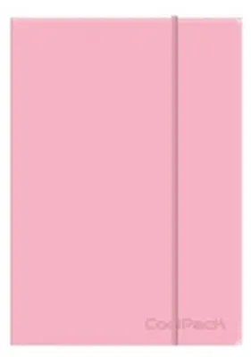 Image de Carnet A5 avec élastique Pastel Pink Rose Patio Coolpack