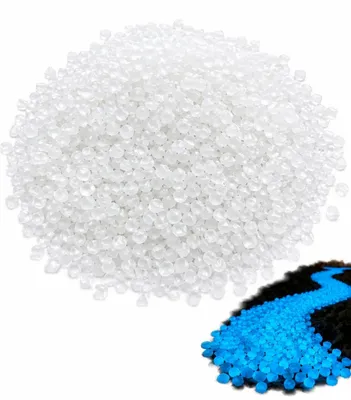 Zdjęcie produktu dla Świecące kamyczki, fluorescencyjnie białe, 5000 sztuk, do ogrodu i akwarium
