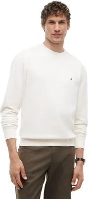 Immagine prodotto di Tommy Hilfiger, felpa girocollo in pile da uomo, collezione stagionale, modello MW0MW40000