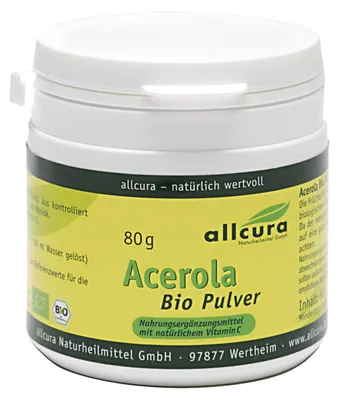 Obrázek produktu pro allcura AcerolaPulver, 80 g Pulver