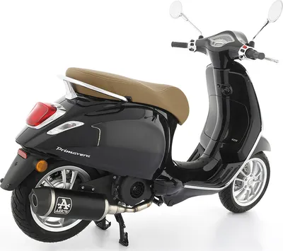 Produktbild von ARROW urban ciemny aluminiowy tłumik wsuwany z zaślepką do Piaggio Vespa sprint 125 3v