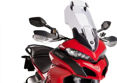 Produktbild von PUIG 7624W Tourenscheibe mit Spoilerscheibe  passend fuer DUCATI MULTISTRADA 1200 Transparent