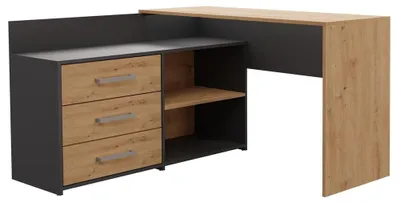 Produktbild von Topeshop DANY ANT/ART KPL, Ecke, L-Form, Partikelbord, Partikelbord, Gaming, Homeoffice, Büro, Matt