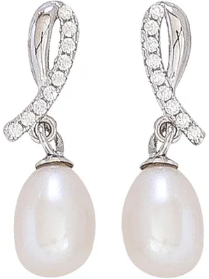 Produktbild von Miamar 01.1165 Damen Ohrstecker Sterling-Silber 925 Silber Weiß