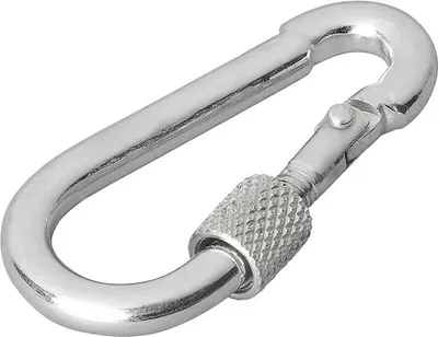 Produktbild von Karabiner Metall 5x50mm mit Schraubverschluss