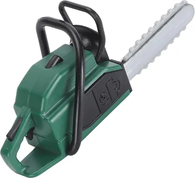 Obrázok produktu pre Model reťazovej píly na trávu pre bábikovský domček, malá, realistická miniatúrna záhradná píla na vonkajšie použitie, zelená