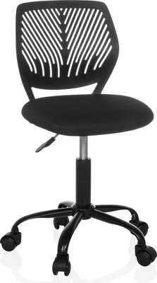 Produktbild von hjh OFFICE Kinderdrehstuhl KID QB Schreibtischstuhl für Kinder höhenverstellbar ohne Armlehnen Kunststoff, Stoff