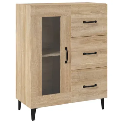 Obrázek produktu pro Příborník dub sonoma 69,5 x 34 x 90 cm kompozitní dřevo