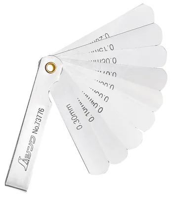 Präzisions-Messschieber 0,04-0,30 mm, 75 mm, 9-teilig, Edelstahl