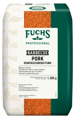 Produktbild von Fuchs BBQ Pork Gewürzzubereitung für Schweinefleisch Packung 1300g