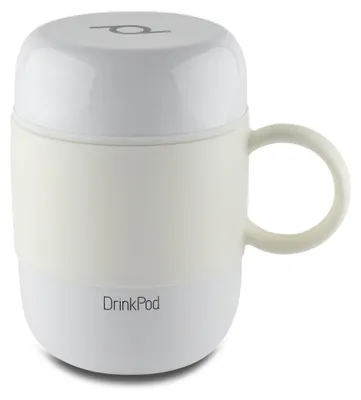 Immagine prodotto di Tazza termica con manico Pioneer DrinkPod, bianca, 280 ml