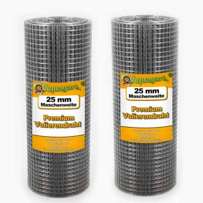 Obrázek produktu pro 25m x 0,5m drátěná voliéra Drátěné pletivo Svařované drátěné pletivo Drátěný plot Drátěné pletivo