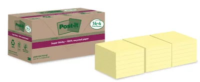 Produktbild von Post-It 7100284878, Rund, Gelb, Papier, 100%, 76 mm, 76 mm