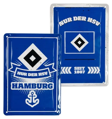 Produktbild von Hamburger SV HSV Blechschild 2er Set