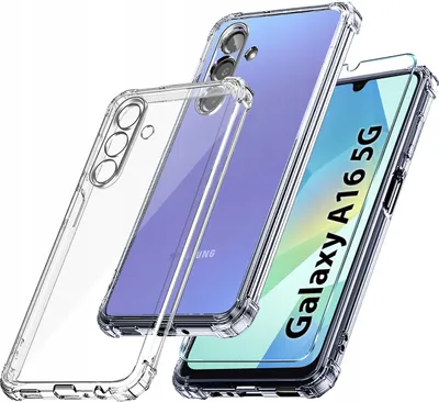 Zdjęcie produktu dla Etui do Samsung Galaxy A16 5G ANTI-SHOCK CLEAR CASE + Szkło OCHRONNE 9H