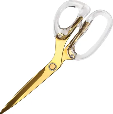 Produktbild von Belle Vous Mehrzweck Schere Gold aus Edelstahl - 23 cm Gesamtlänge - Weicher, Komfortabler Griff & Scharfe Klingen - Schere Büro, Zuhause & Schere