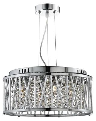 Produktbild von Pendelleuchte, Chrom, H 110 cm, Aluminium, Kristall, ELISE
