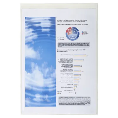 Produktbild von Exacompta 10x Dokumentschutzhüllen A4 PVC glatt 200µ Kristall 5382E