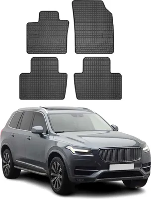 Produktbild von OMAC Gummi Fußmatten für Volvo XC90 2015-2025 Automatten Gummi Schwarz 4tlg