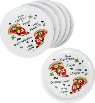Produktbild von 6er Set Variazione Pizzateller Ø30,5cm XL-Teller Pizza-Dekor Platte