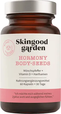 Produktbild von Skingood Garden Hormony mit Shatavari, Mönchspfeffer, Vitamin B6 - 60 Kapseln