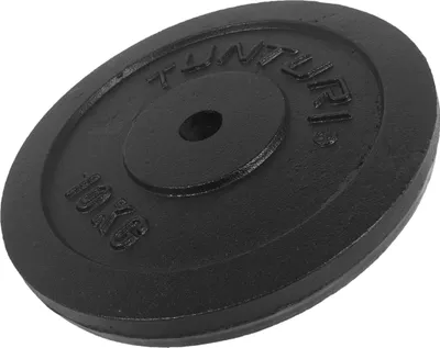 Immagine prodotto di Piatto Tunturi nero da 10,0 kg, singolo
