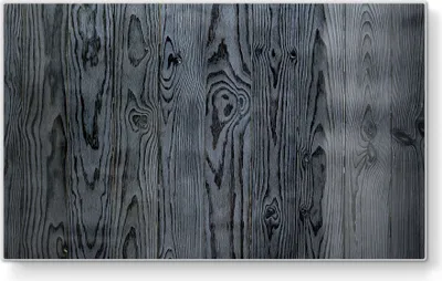 Produktbild von DEQORI Frühstücksbrett Glas 23x14 cm 'Kieferholzmaserung' Schneidebrett Platte