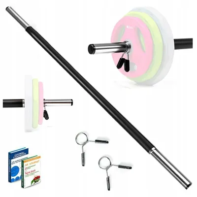 Zdjęcie produktu dla GRYF PROSTY 140CM śr. 30MM do B-PUMP SZTANGA SAPPHIRE gładki ZACISKI
