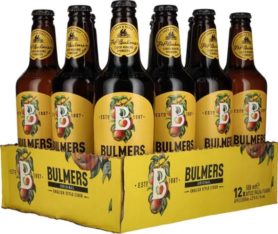 Produktbild von Bulmers Original English Style Cider 4,5% Vol. 12x0,5l