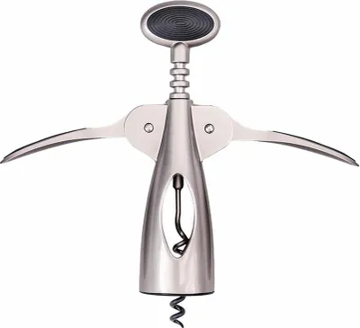 Produktbild von ESTIA | Korkenzieher - Weinöffner - Weinflaschenöffner - silber - aus Zink - Hebelkorkenzieher 16 cm