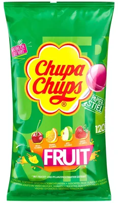 Obrázok produktu pre Chupa Chups Ovocné lízanky 120 lízaniek v náplňovom vrecku 1440g