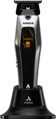 Produktbild von Andis Recon Haartrimmer Black Chrome mit DLC-beschichteter T-Klinge für Barbiere