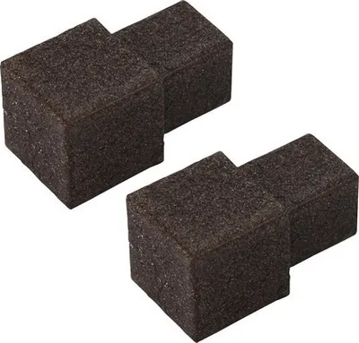 Produktbild von Aussenecke Squareline Aluminium braun 2 Stück