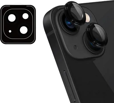 Productafbeelding van imoshion Camera Protector Glas 2-pack voor de Apple iPhone 13 - Zwart