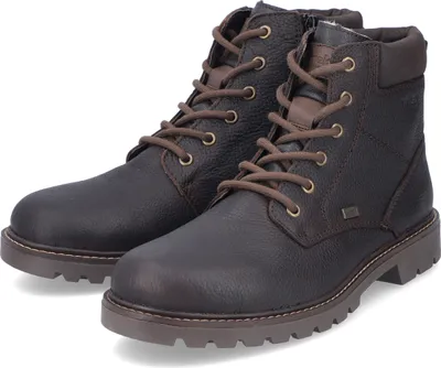 Produktbild von Rieker Herren Echtleder Winterboot RiekerTEX braun, echtes Lammwollfutter, Herren:45 EU