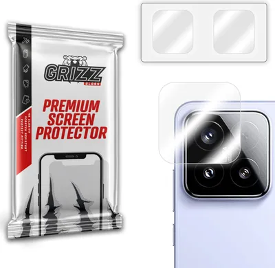 Zdjęcie produktu dla GrizzGlass HybridGlass Camera Protector (2 sztuki) dla Xiaomi 15 - przezroczysty