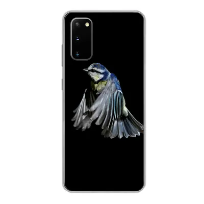 Produktbild von MuchoWow® Handyhülle Schutzhülle Hülle für Samsung Galaxy S20 Vögel - Federn - Schwarz Silikon Softcase Handy Hülle - Bild