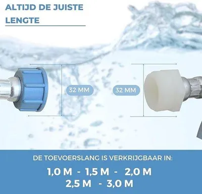 Produktbild von Famanu Verlängerungsschlauch Sicherheitsverlängerung - Waschmaschine und Geschirrspüler, 1,5 m
