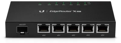 Produktbild von Ubiquiti EdgeRouter X SFP, Ethernet-WAN, Gigabit Ethernet, Schwarz