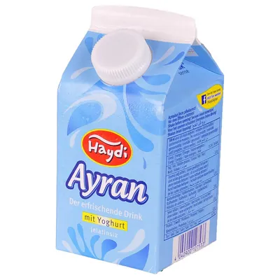 Produktbild von 6 mal 500ml Ayran Joghurt Getränk lange haltbar | Wellness Getränk & Vital Drink | Joghurtdrink High Protein Low Sugar & Lower Carb ohne Zuckerzusatz