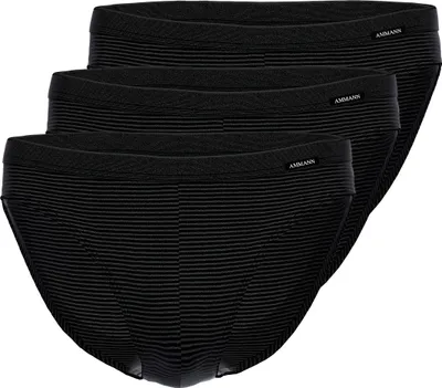 Produktbild von Ammann 3er Pack Jeans Feinripp Slip / Unterhose Im sportlich-klassischem Schnitt, Aus strapazierfähiger Baumwolle, Mit Weichelastikbund