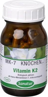 Produktbild von Sanatur Vitamin K2 Kapseln, 90 St. Kapseln